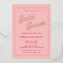 Fiesta de Despedida de Soltera Vintage Retro Rosa