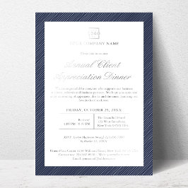 Invitación Con Relieve Metalizado Fiesta de evento corporativo de empresa personaliz