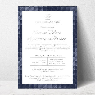Invitación Con Relieve Metalizado Fiesta de evento corporativo de empresa personaliz