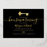 Fiesta de la llave de oro negra para el calentamie