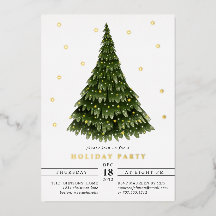 Fiesta de Navidad con Lámina Clásica Elegante