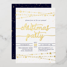 Fiesta de Navidad con Lámina Clásica Elegante