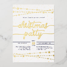 Fiesta de Navidad con Lámina Clásica Elegante