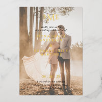 Fiona Photo Bold Monograma Boda moderno