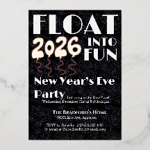 Float into Fun New Year’s Eve Invitation