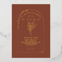 Floral Bouquet Arch Terracotta Boda