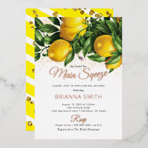 Foil Her Lemon Squeeze Boda