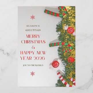 Invitación Con Relieve Metalizado Foil Invitation