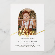 Foto de Arco Minimalista Moderno para 3er Cumpleañ