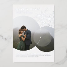 Foto de boda floral minimalista moderna