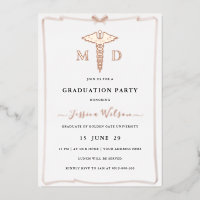 Foto de graduación de MD RN Caduceus para mujeres