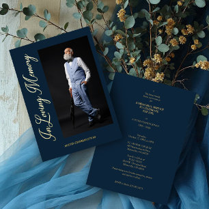 Invitación Con Relieve Metalizado Foto dorada real tradicional y elegante de la Mari