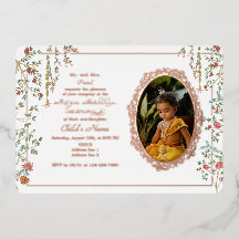 Foto floral de la primera ceremonia de arroz de An