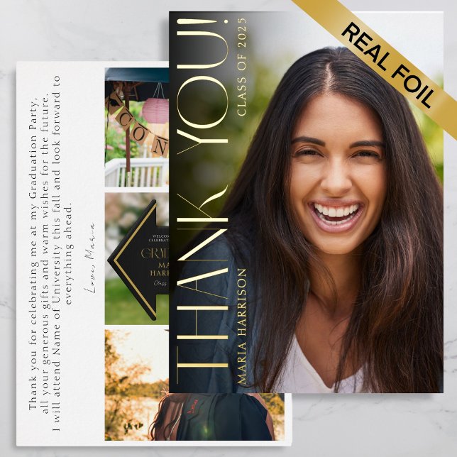 Invitación Con Relieve Metalizado Fotos de graduación Elegante Relieve metalizado Ta (Subido por el creador)