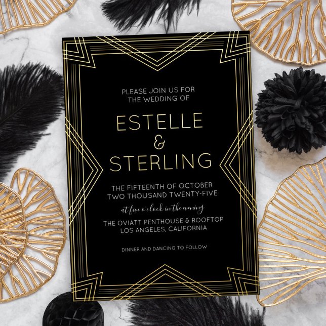 Invitación Con Relieve Metalizado Fotos del Boda de formas geométricas de Relieve me (Subido por el creador)