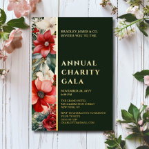 Gala de la fiesta del evento de caridad floral de