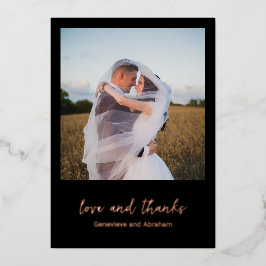 Invitación Con Relieve Metalizado Genevieve Black Photo Modern Boda