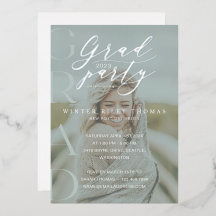 Grado de fotografía verde mínimo Fiesta caligrafía