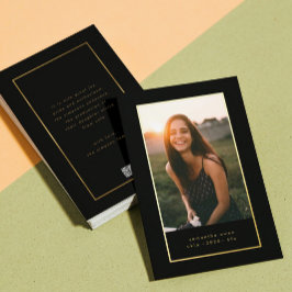 Invitación Con Relieve Metalizado Grado universitario de fotografía de frontera de R