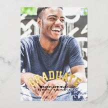 Graduación Masculina moderna personalizada