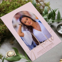 Graduado Clase De Rosa De Foto Del Arco De Graduac