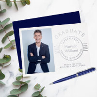 Graduado de fotografía moderno de plata