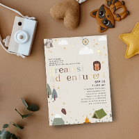 Greatest Adventure Gender Neutral Baby Shower Gold