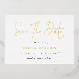 Invitación Con Relieve Metalizado Guardar la fecha Código QR Script Boda Real  