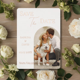 Invitación Con Relieve Metalizado Guardar la foto de fecha