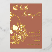 Hasta que la muerte nos separe, boda de cráneo mod