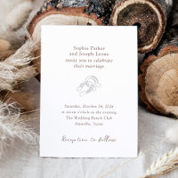 Herradura mínima | Boda ruso marrón plateado