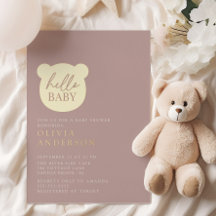 Hola Baby Bear Baby Shower