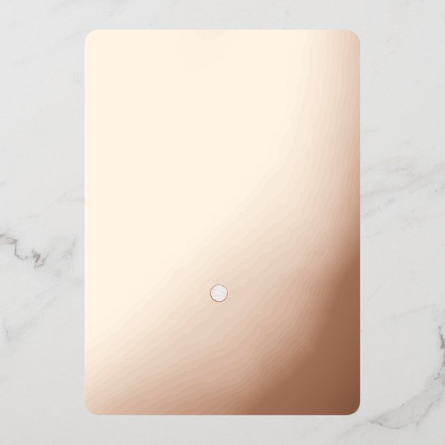 Invitación Con Relieve Metalizado Invitación a Relieve metalizado de 5" x 7" (Anverso)