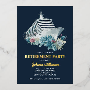 Invitación Con Relieve Metalizado Invitación a Relieve metalizado dorado de Fiesta d