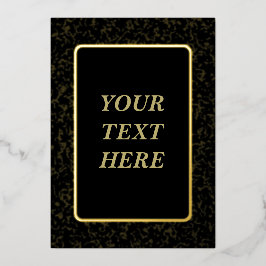 Invitación Con Relieve Metalizado Invitación al Relieve metalizado