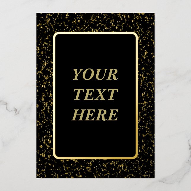 Invitación Con Relieve Metalizado Invitación al Relieve metalizado (Anverso)