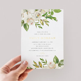 Invitación Con Relieve Metalizado Invitación al Relieve metalizado Baby Shower de lo