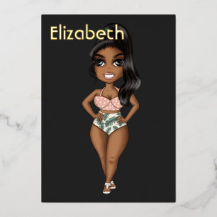 Invitación Con Relieve Metalizado Invitación al Relieve metalizado de cumpleaños afr