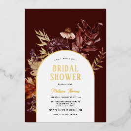 Invitación Con Relieve Metalizado Invitación al Relieve metalizado de ducha de novia