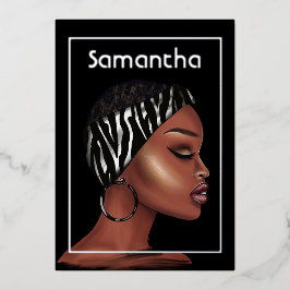 Invitación Con Relieve Metalizado Invitación al Relieve metalizado de fiesta de cump