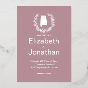 Invitación Con Relieve Metalizado Invitación al Relieve metalizado de la boda de des