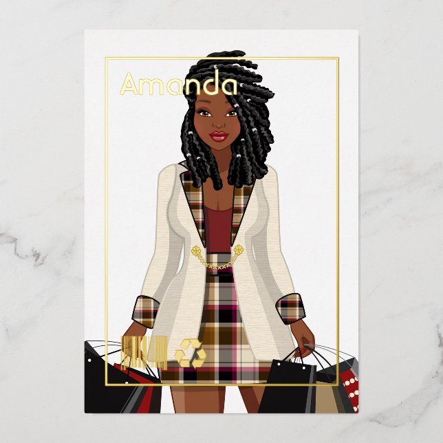 Invitación Con Relieve Metalizado Invitación al Relieve metalizado de la fiesta de c (Anverso)