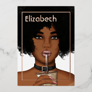 Invitación Con Relieve Metalizado Invitación al Relieve metalizado de la fiesta de c