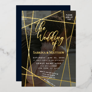 Invitación Con Relieve Metalizado Invitación al Relieve metalizado del Boda de guirn