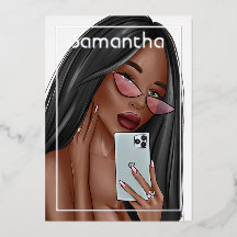 Invitación al Relieve metalizado por fiesta de cum