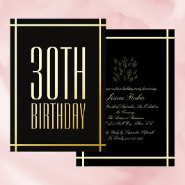 Invitación Con Relieve Metalizado Invitación clásica de Relieve metalizado Minimalis