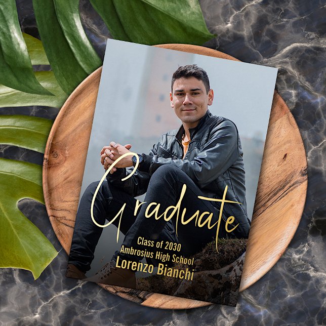 Invitación Con Relieve Metalizado Invitación de graduación de Relieve metalizado dor (Subido por el creador)