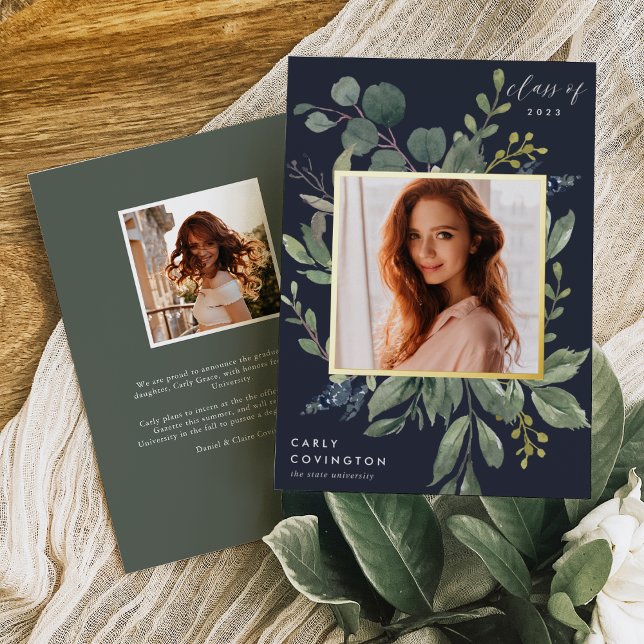 Invitación Con Relieve Metalizado Invitación de graduación de Relieve metalizado Euc (Subido por el creador)