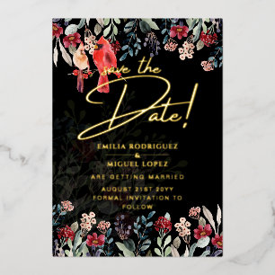 Invitación Con Relieve Metalizado La Boda Real De Relieve metalizado dorado Pampas S