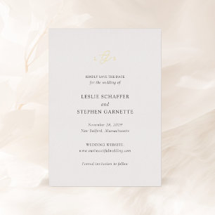 Invitación Con Relieve Metalizado La eterna boda blanca y negra salva la fecha